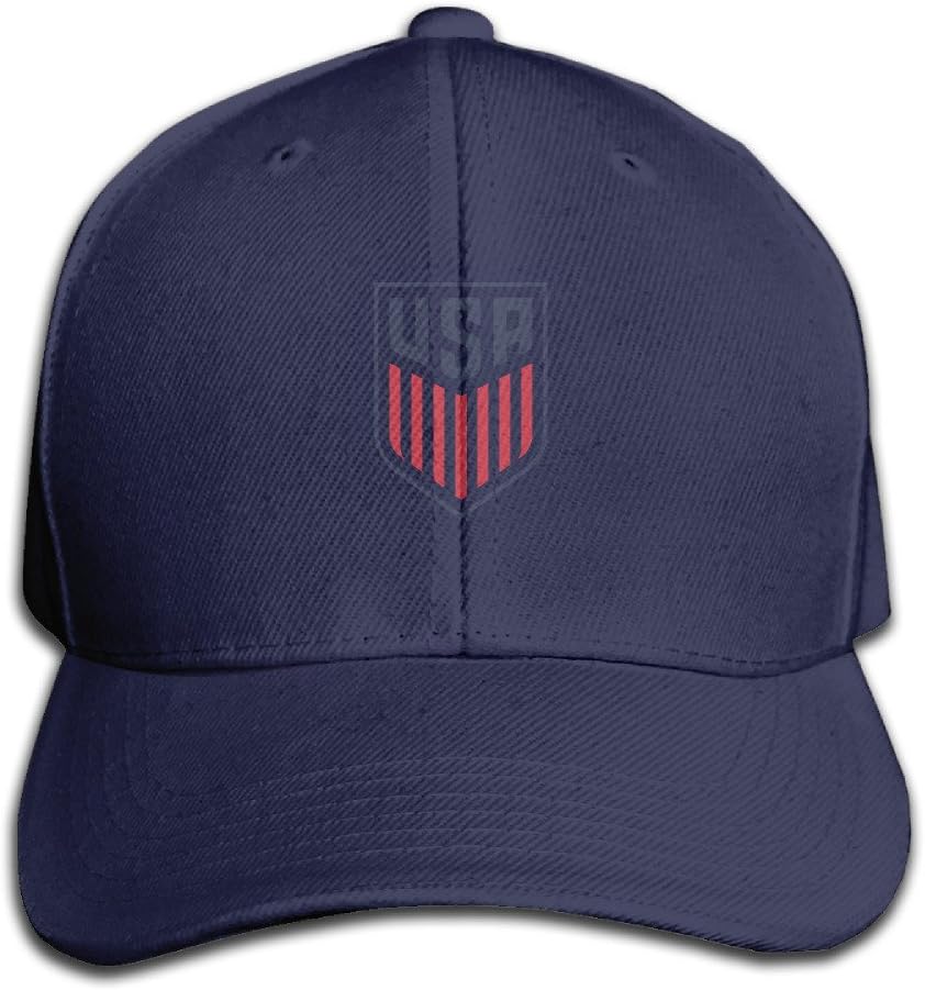 Unisex USA Soccer Basic Logo Cool Adjustable Trucker Hats Snapbacks