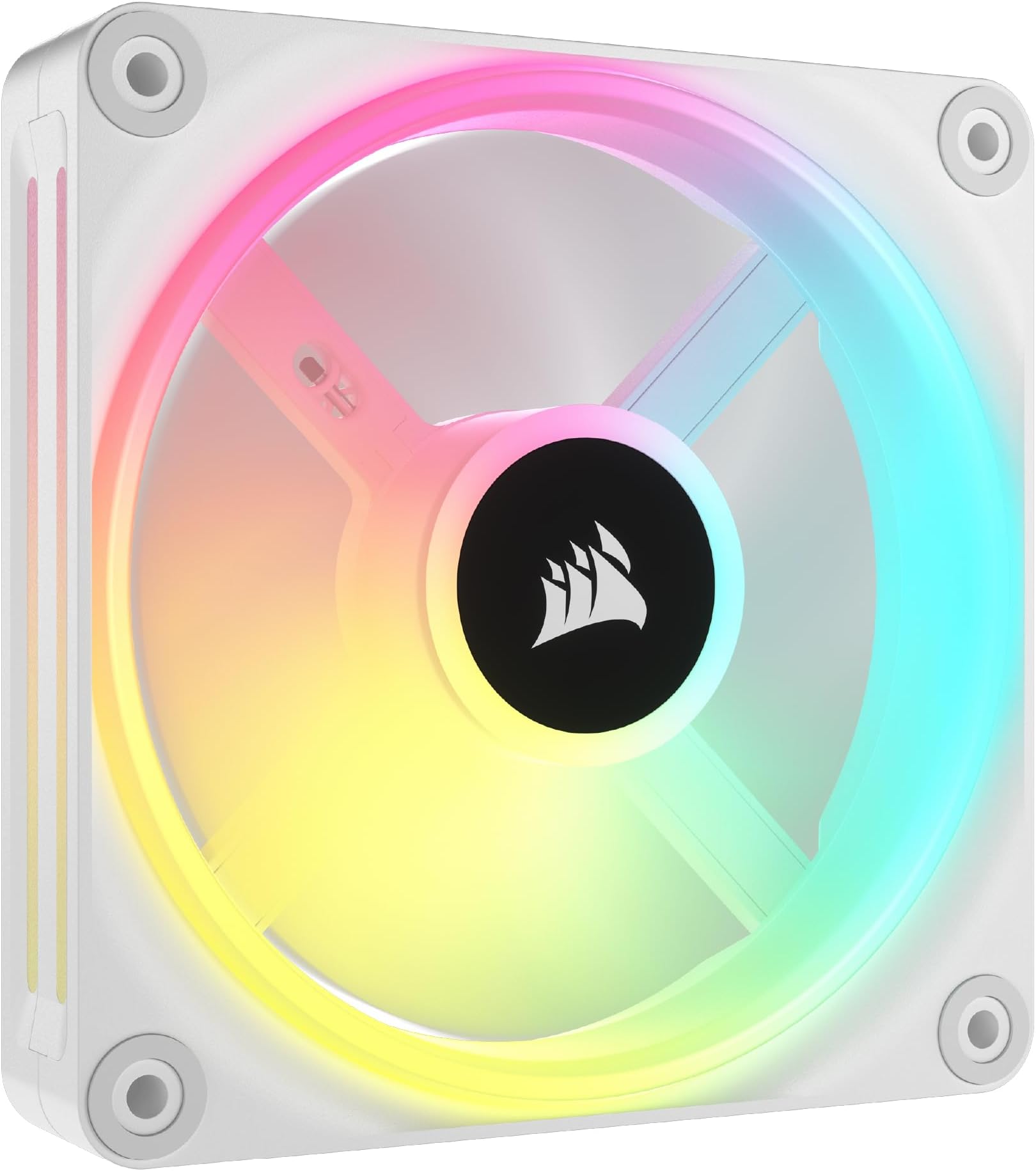 CORSAIR iCUE LINK QX120 RGB Expansion Kit White 120mm PWM RGB PC Case Fan (1 Fan with iCUE LINK Connector) CO-9051005-WW