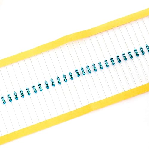 Vista 237 de Chanzon 100pcs 1/4W (0.25W) 33K Ω ohmios Resistencia fija de película metálica 0.01 ±1% Tolerancia 33KR MF Resistencias de orificio pasante