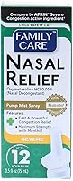 Vista 1 de Spray de alivio nasal, niebla de bomba, antigoteo, congestión severa, (oximetazolina HCI) 12 horas, paquete de 6.
