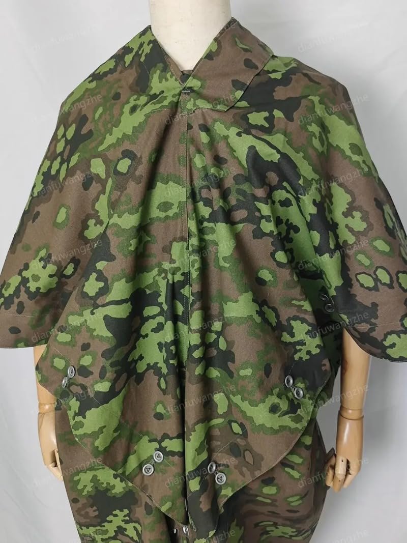 Reproduction WW2 GERMAN OAKLEAF REVERSIBLE PONCHO TENT ZELTBAHN
