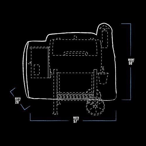 Miniatura 8 de Pit Boss funda para asador., Beige