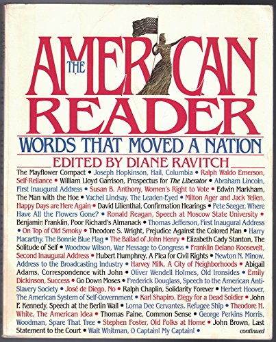 The American Reader: Words That Moved the Nation B000GWTS64 Book Cover