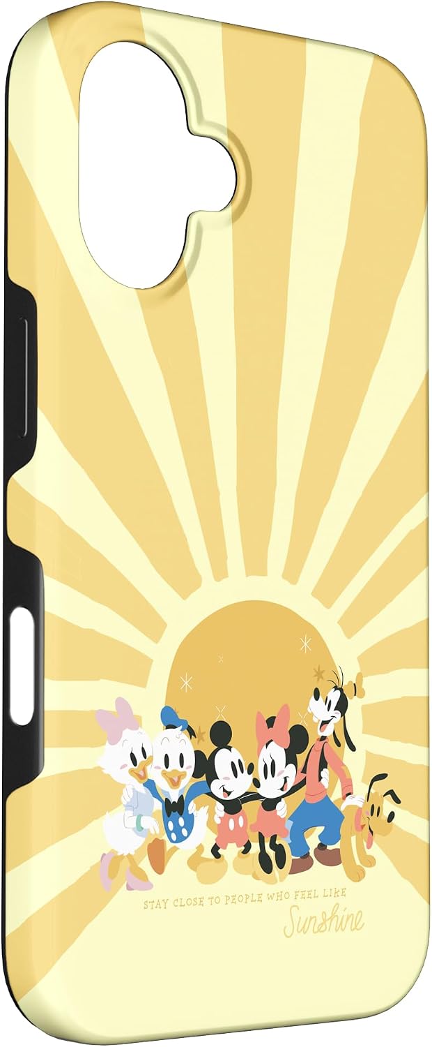 iPhone 16 Disney Mickey and Friends People Who Feel Like Sunshine Case