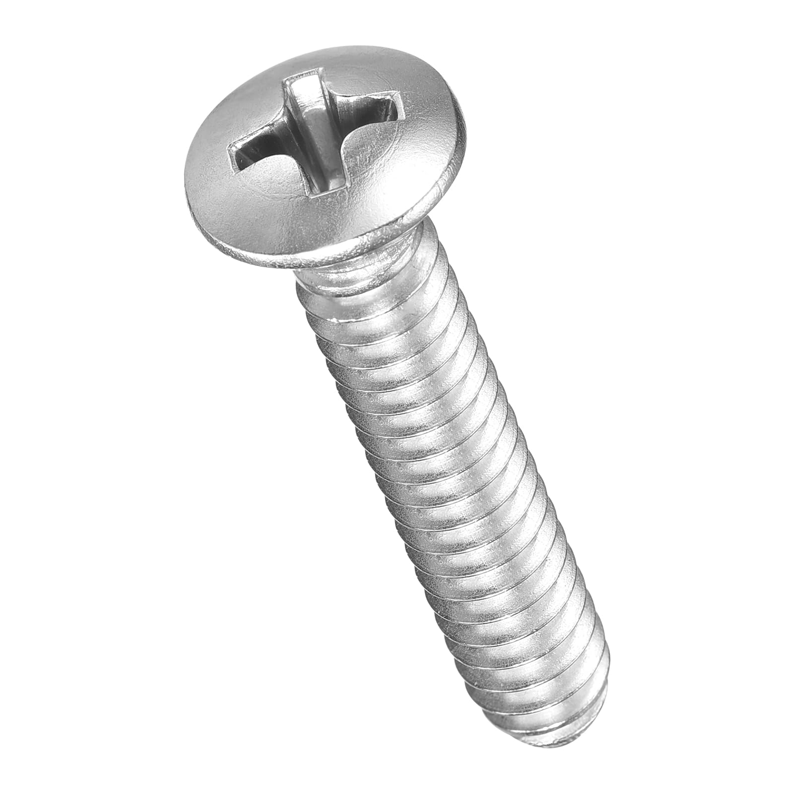 METALLIXITY Phillips Cross Recessed Countersunk Head Screws Bolts (#10-24x1") 50Pcs