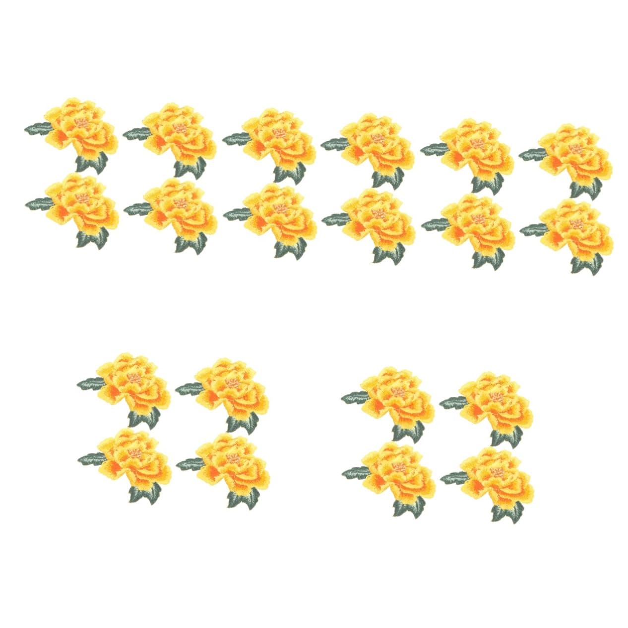 HOMSFOU 5 Sätze Kleiderflicken Jeansflicken Für Zerrissene Jeans Blumen Kleidung Dekoration Bestickte Applikation Nähflicken Kleiderflicken Aufnäher Für Jacken Kleidungsstoff 4 Stück * 5