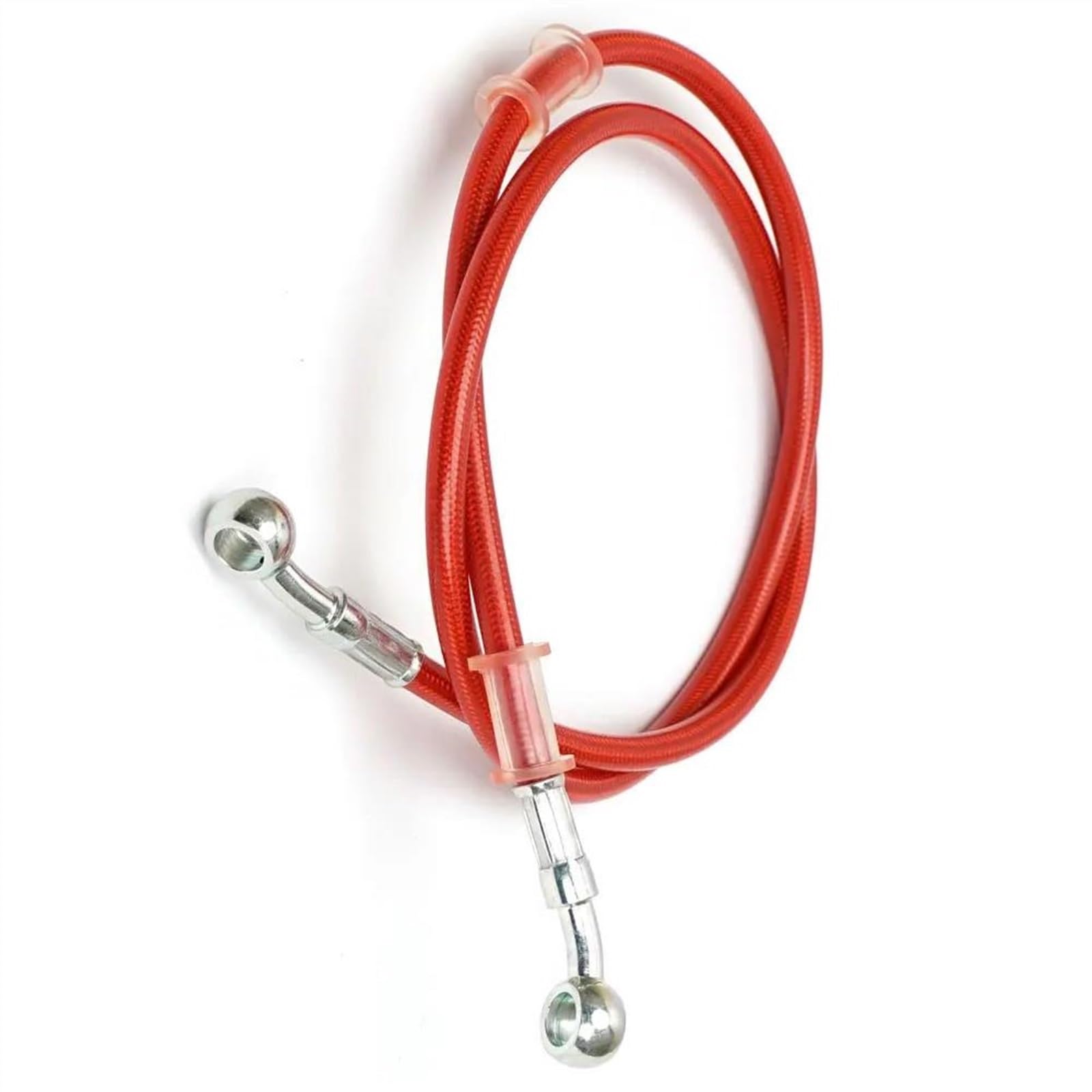 Motorbike Part 400mm-2400mm Motorcycle Brake Hose Hydraulic Line Cable 10mm 28° Pipe Braided Oil(70cm)