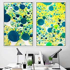 signwin 2 Piece Framed Canvas Wall Art Organic...