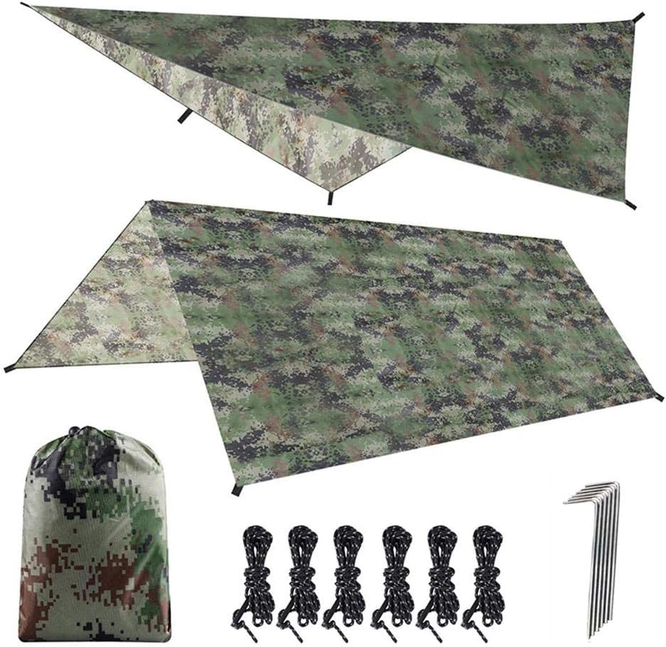 tenda da campeggio con pioggia