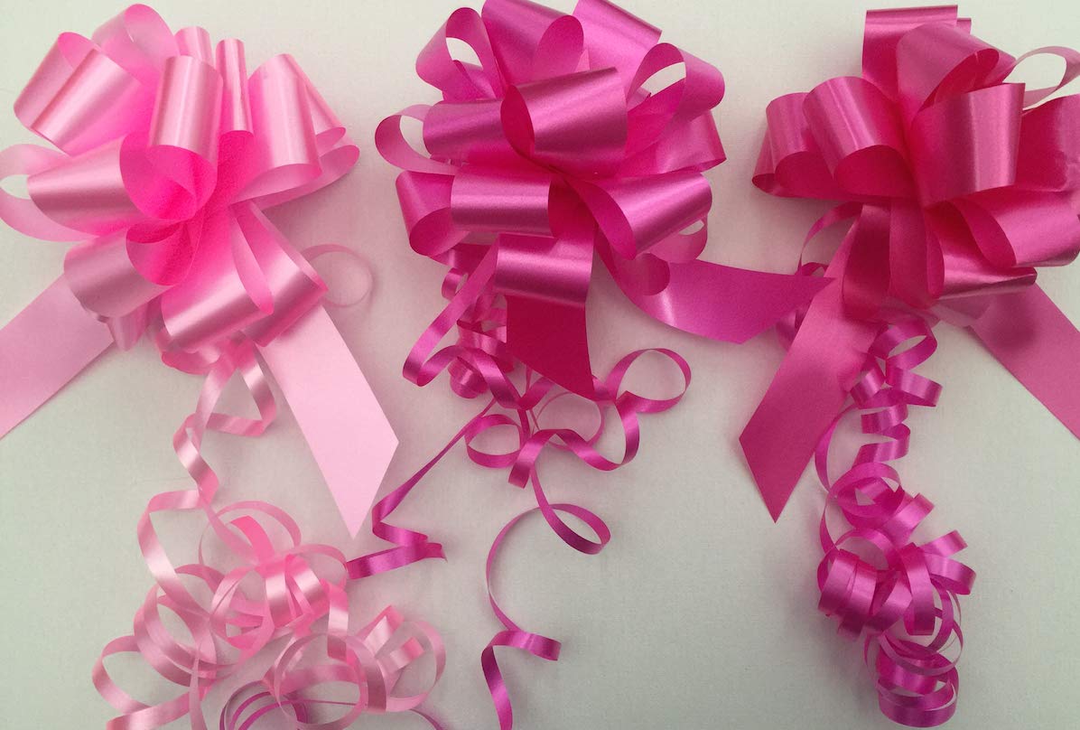 ShredAsticShredAstic ® 31mm Pull Bow Pack 3 Fuschia Pink,Cerise,Magenta - Astic Group Instruction Sheet (Sent Flat Packed)