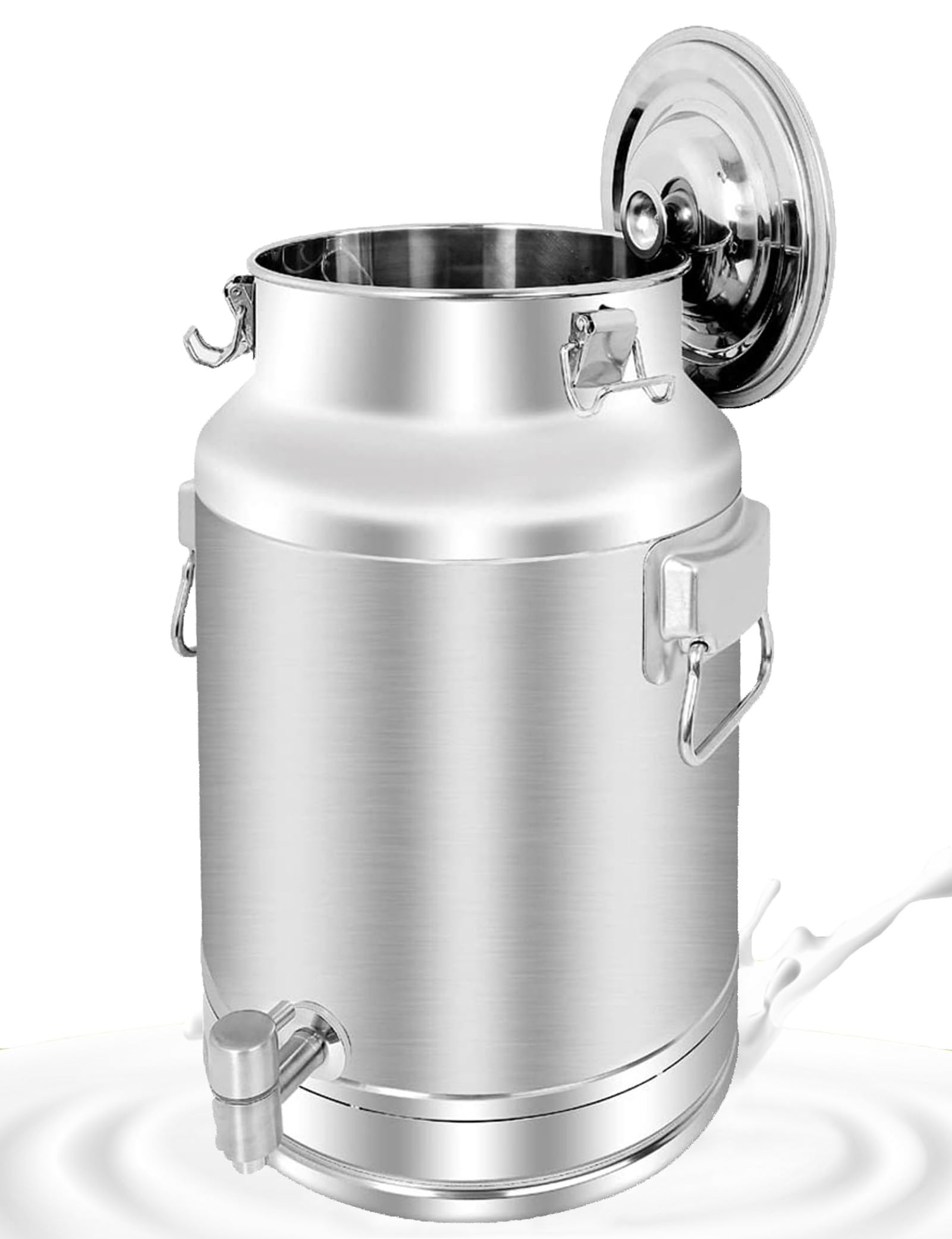 Réservoir de lait en acier inoxydable 9L pour conserver le vin