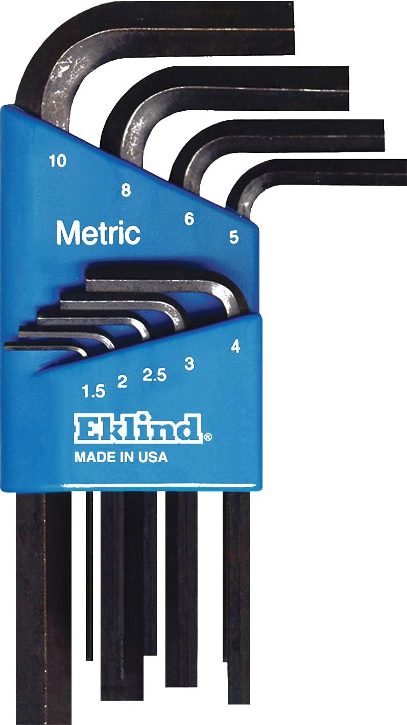 Top Brands Eklind - REK10022 EKLIND 10022 Hex L-Key allen wrench Combo- Long Inch + Short MM (2 sets 22pc)