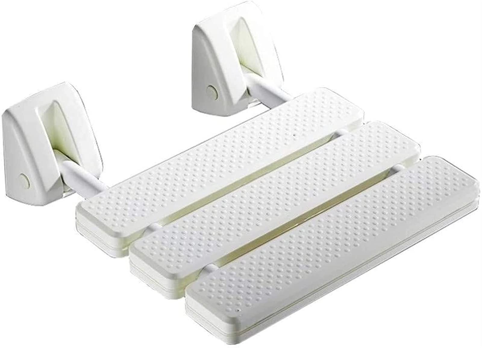 Chaise de douche pliante murale et siège de bain anti-dérapant pour aménagement PMR