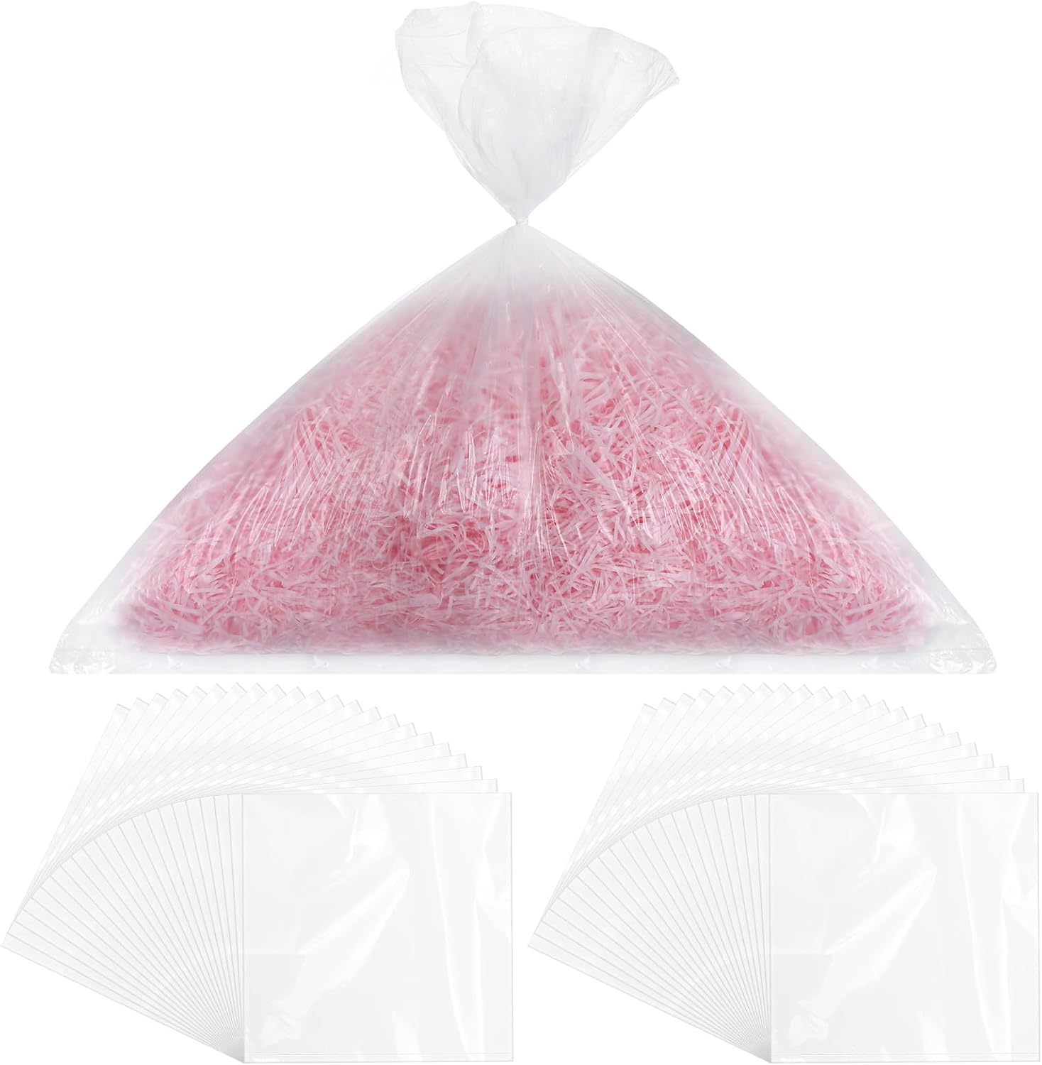 200 Pcs Shredder Bags Bulk, Use for Small Medium Large Shredders,Quality, Strong, Clear, Fits Most Shredders (10 Gallon Size)