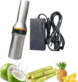 Electric Sugarcane Peeler, 80W Pure Copper Motor, Faster Peeling for Sugar Cane, Coconut, Kitchen Machine