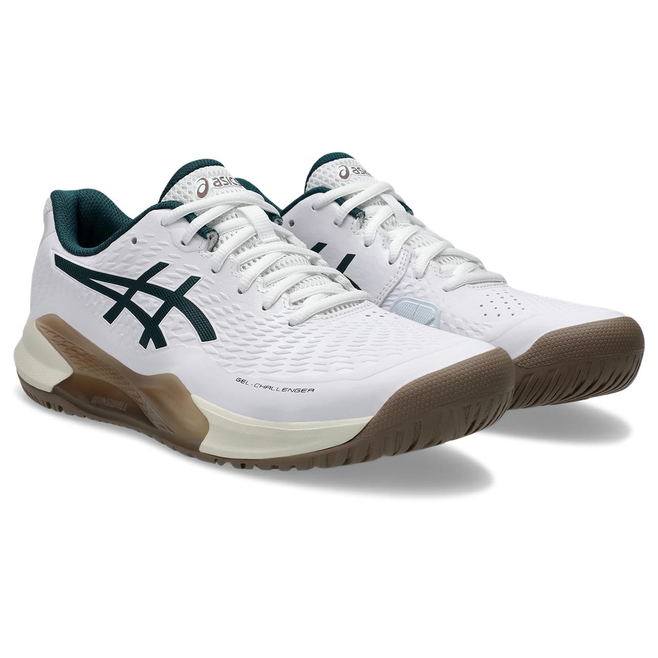 Asics GEL-CHALLENGER 14 mens Sneaker 43.5 EU White/Saxon Green