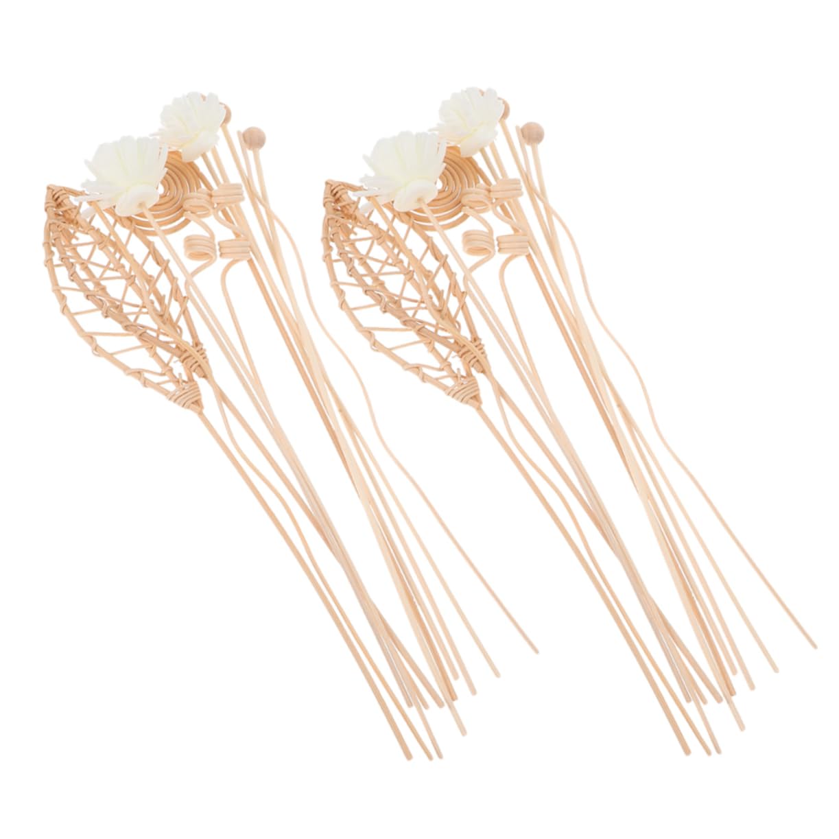 Cabilock 24pcs Aromatherapy Diffuser Sticks High Efficiency Fragrance Reeds for Continuous Scent Diffusion Bedroom Living Room Office Home Decor