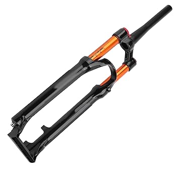 Bicycle Shoulder Control Front, Alloy Air Front Fork with Rebound Adjustment for MTB for 27.5in Mountain Bike