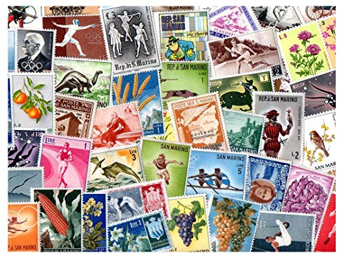pghstamps San Marino 50 Francobolli Differenti Collezione per Collezionisti