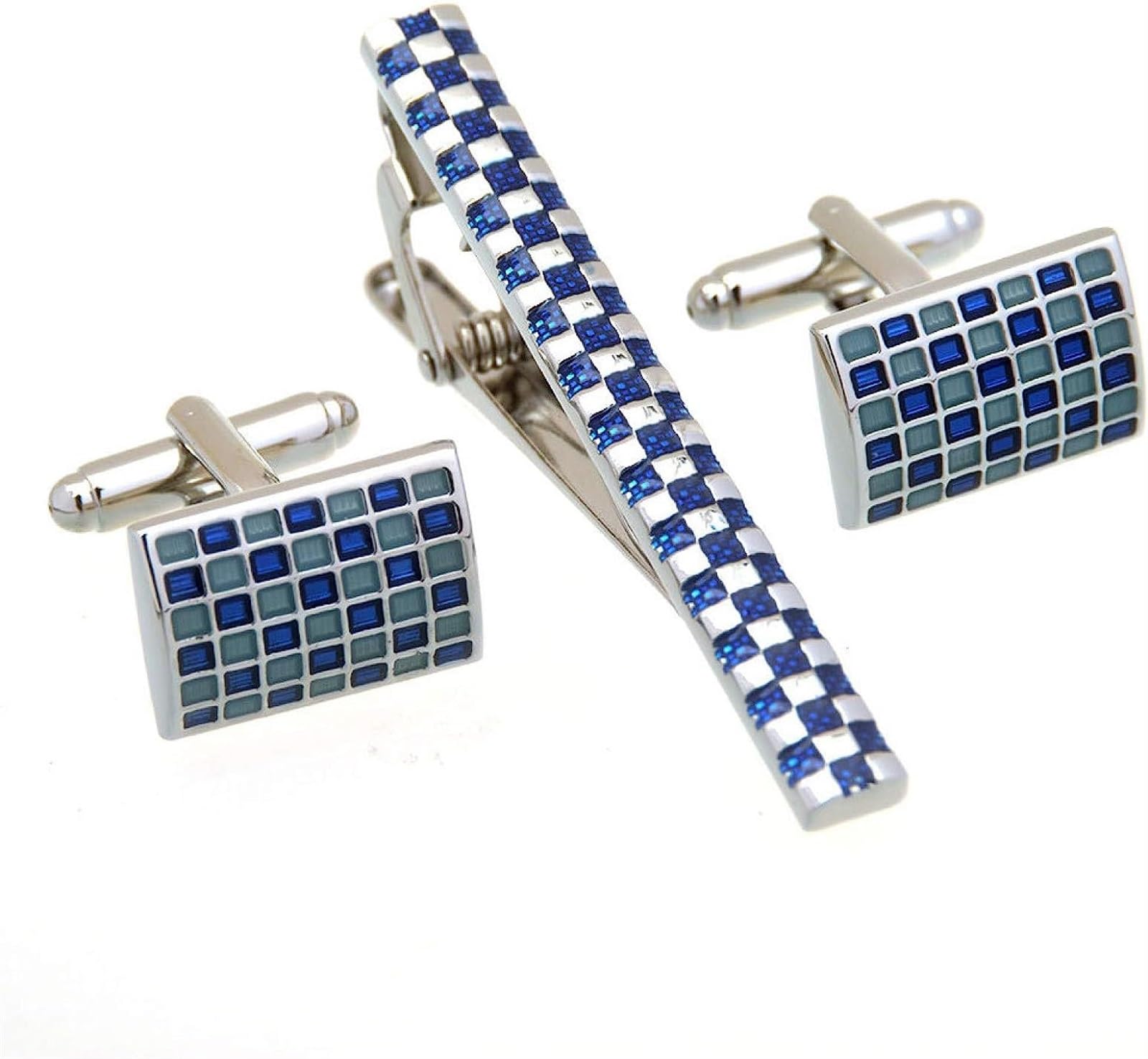 Krawattenstange Krawattenklammern Manschettenknöpfe Set Herrengeschenke Manschettenknöpfe Krawattenklammer Business Bankett Hochzeit Verlobung Anzug Hemd Zubehör (Farbe: 2)