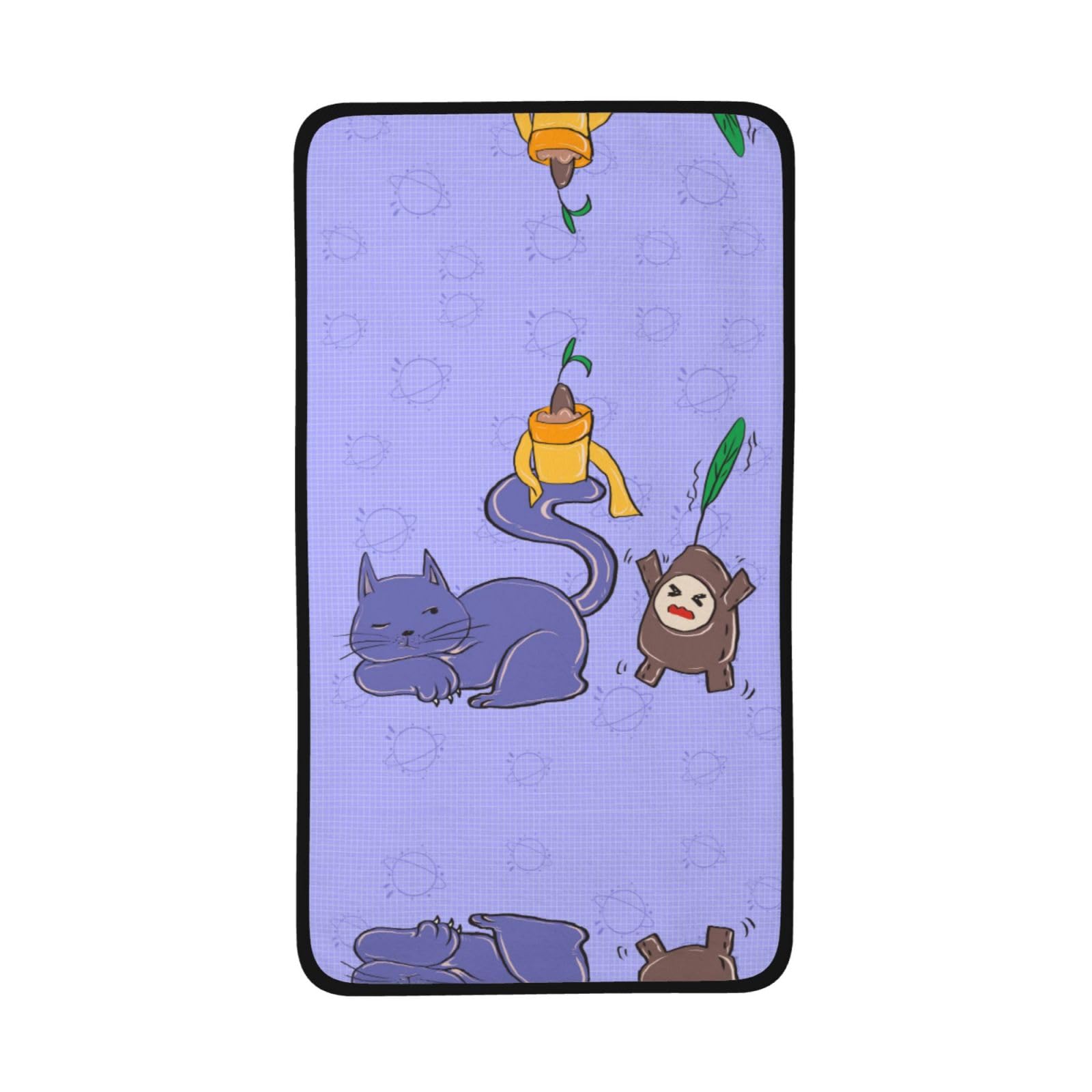 WZYCWB Sunflower Seeds and Cats Printed Quick-Drying Towel - 16x28 inch Absorbent Sports Towel, Suitable for Travel, Gym, Outdoor Camping, etc.