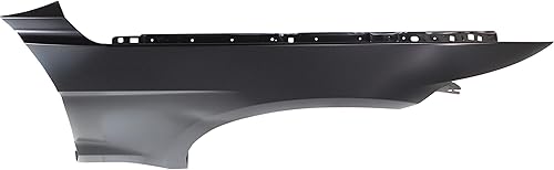 Miniatura 4 de Evan Fischer Guardabarros delantero compatible con Ford Mustang 2015-2017, imprimado, lado del pasajero de acero