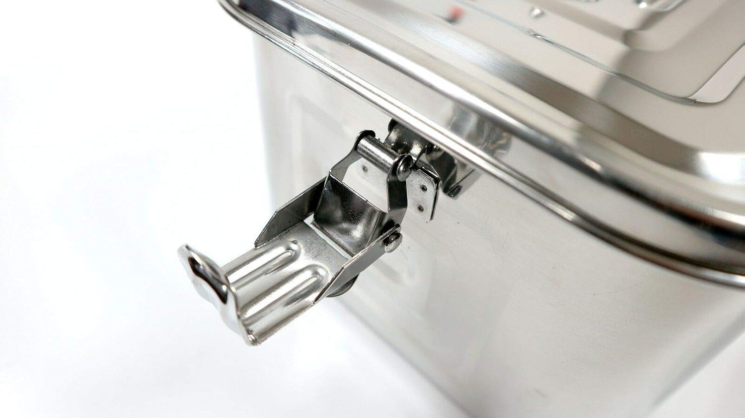 Stainless Steel Rectangular Kimchi Food Storage Container (5L / 168oz / 10.6")