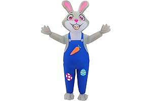 Irresistible Inflatable Bunny Costume for Captivating Easter Celebrations and Cosplay Festivities