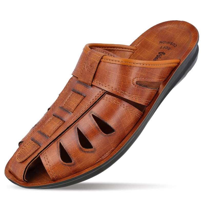 Image of WALKAROO WG5309 Mens Covering Sandals Dailywear and Regular use For Indoor & Outdoor