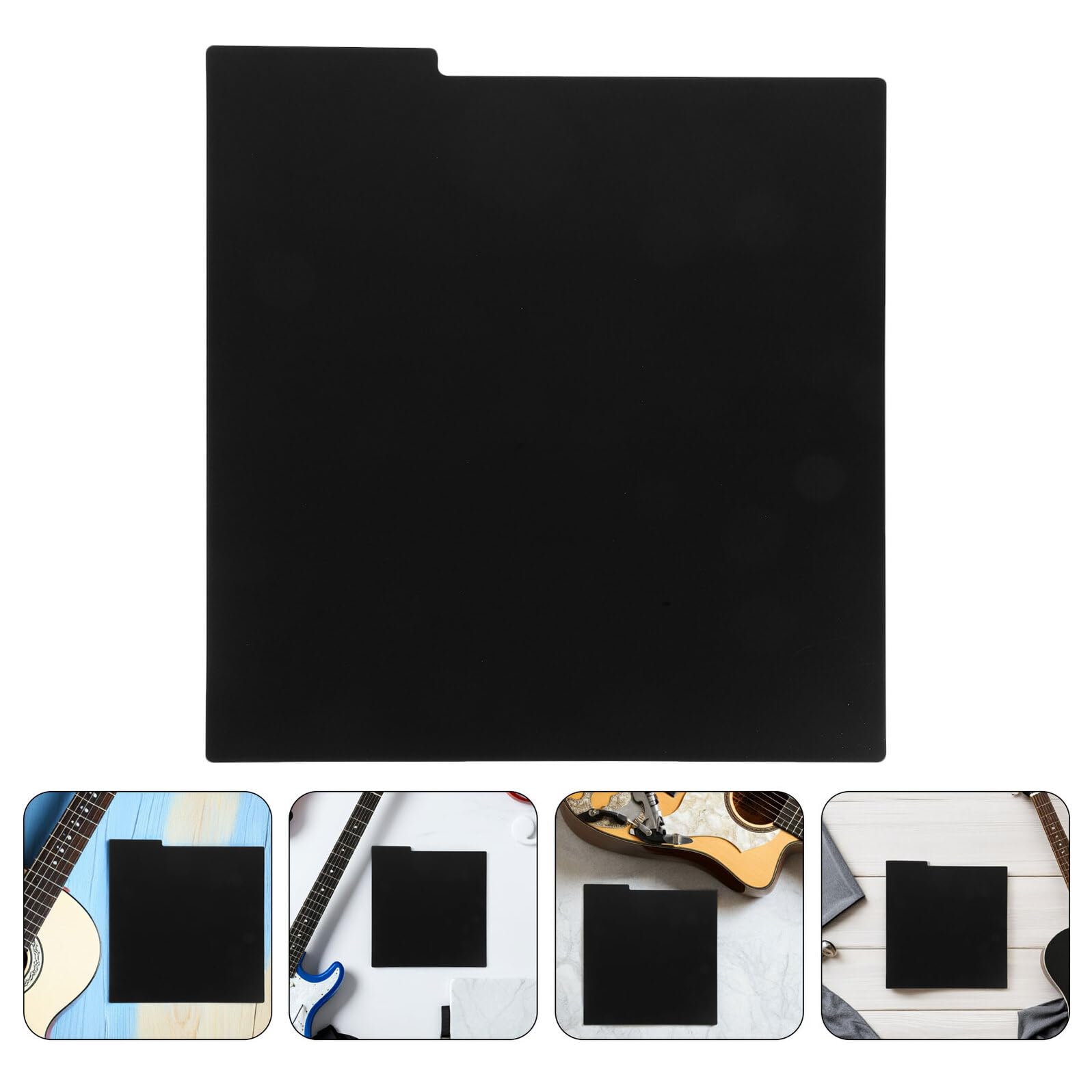 SOIMISS 16 Pezzi Divisori per Album Vinile in PVC Nero 330x317mm, Separatori per Dischi in Vinile Riutilizzabili per Organizzazione Collezioni, Accessori Salvaspazio per Ufficio e Studio