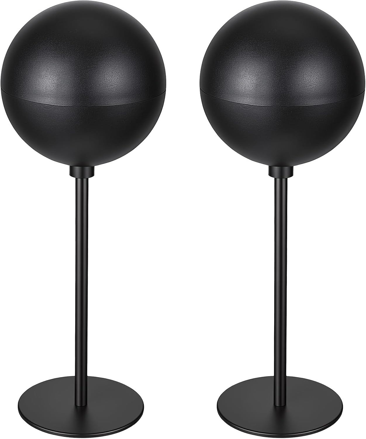 2 Packs Helmet Stand Metal, Desktop Helmet Display Holder with Stable Base Stand Desktop Hanger Rack for Wigs Motocycle Helmet Caps Hat and Rugby Helmet Storage