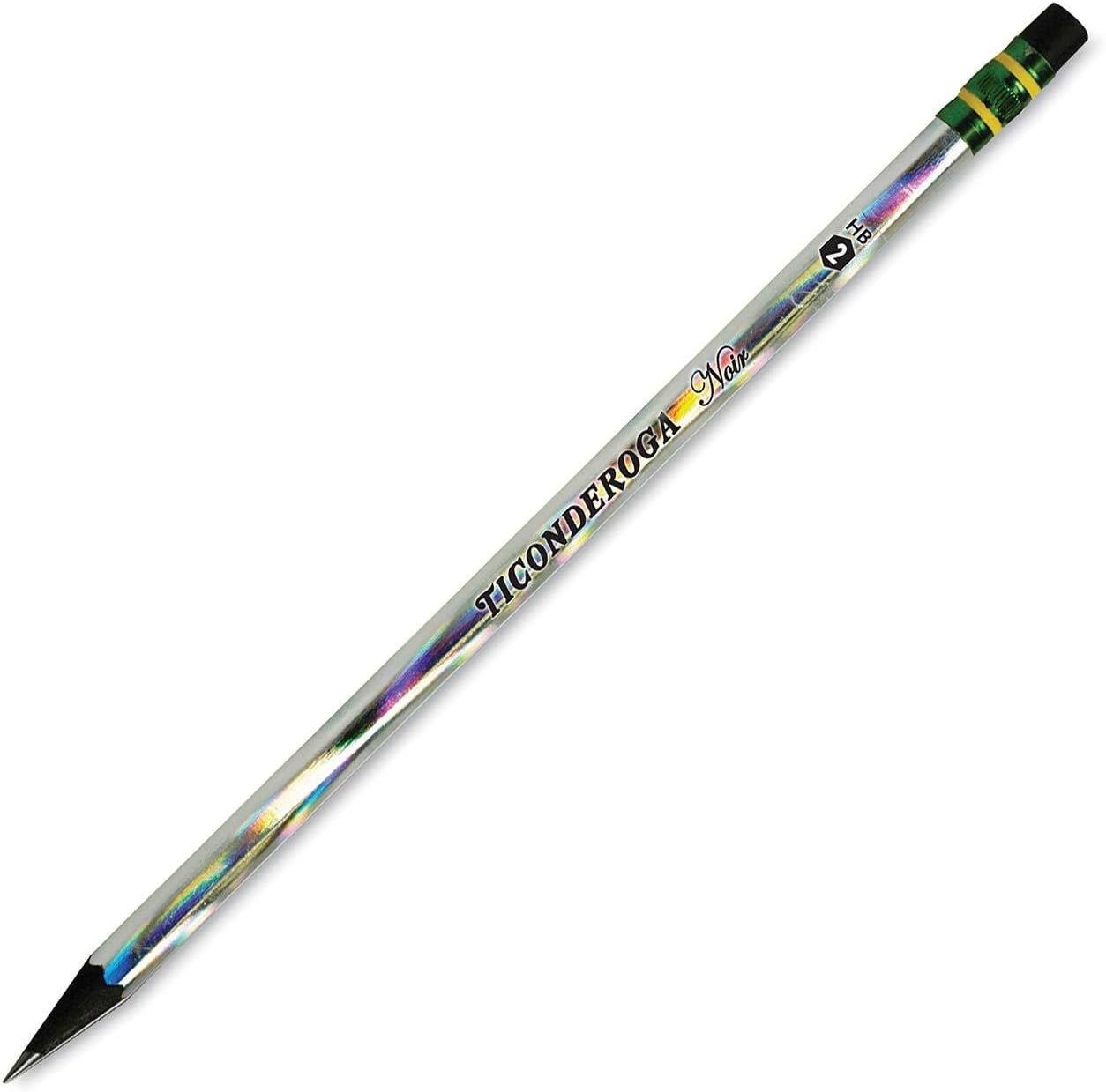 : Noir Black,w/Latex Free Eraser,2 Lead Grade,Nontoxic -:- Sold as 2 Packs of - 12 - / - Total of 24 Each