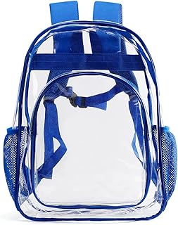 Ecautly personalized clear backpack for kids with name