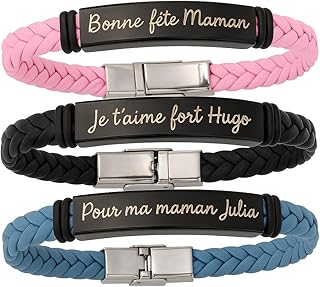 Bracelet personnalisé femme ou homme - Cadeau personnalisé femme ou homme