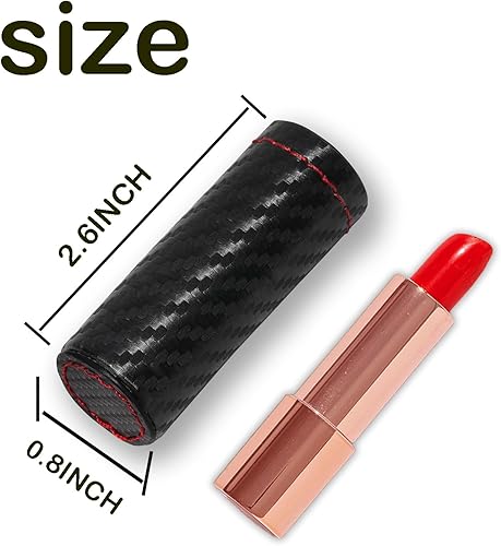 Miniatura 5 de Soporte para bálsamo labial para automóvil, fuerte adhesivo vertical aislado para lápiz labial, soporte para lápiz labial, accesorios interiores de