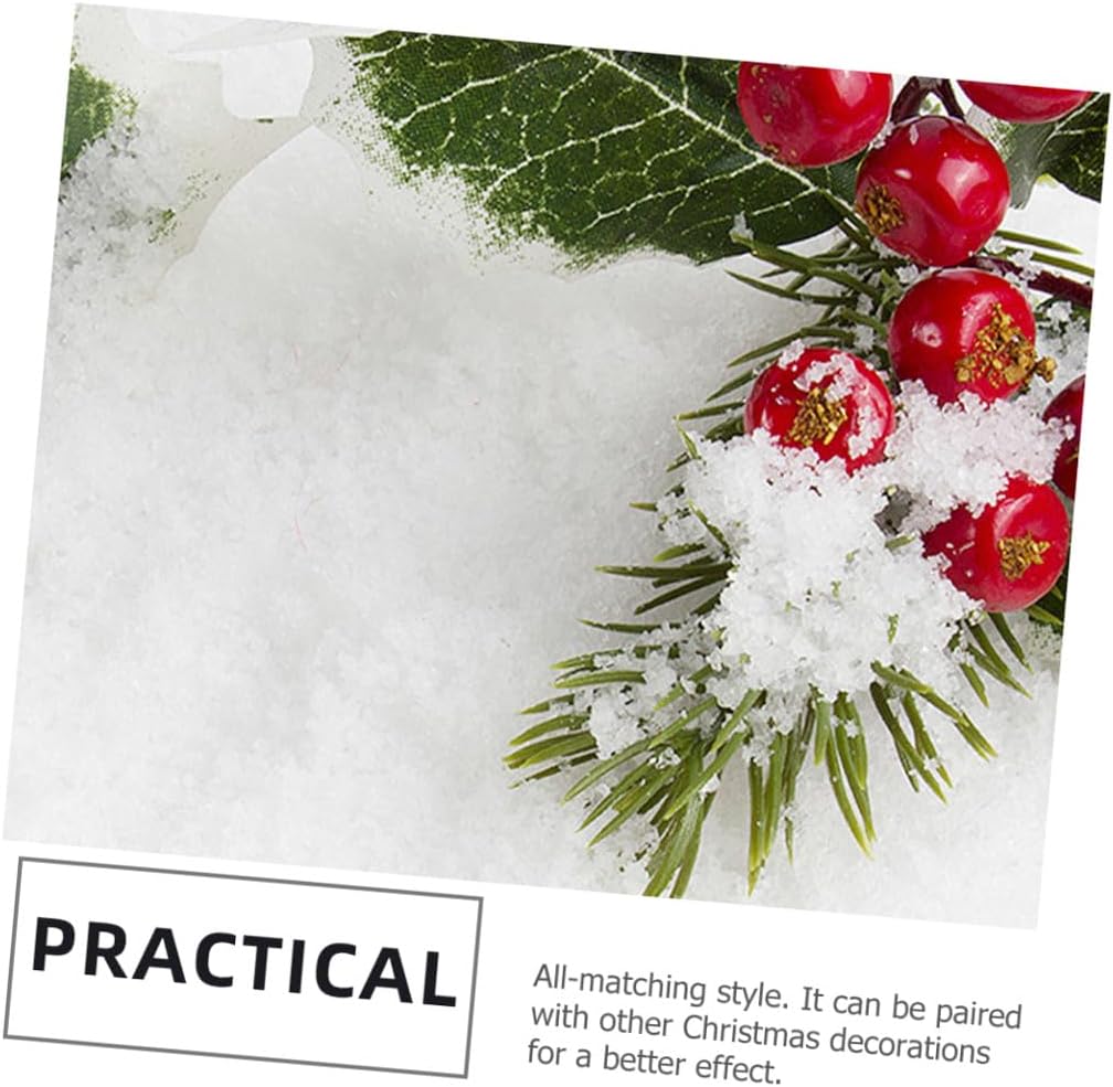 STOBAZA 2packs Artificial Christmas Snow Blanket Fake Snow for Decorations Xmas Scene Prop Holiday Artificial Floor Decor