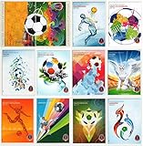 PANINI WORLD CUP 2018 STICKERS - ALL TWELVE (12) TOURNAMENT POSTER STICKERS - #20 - #31