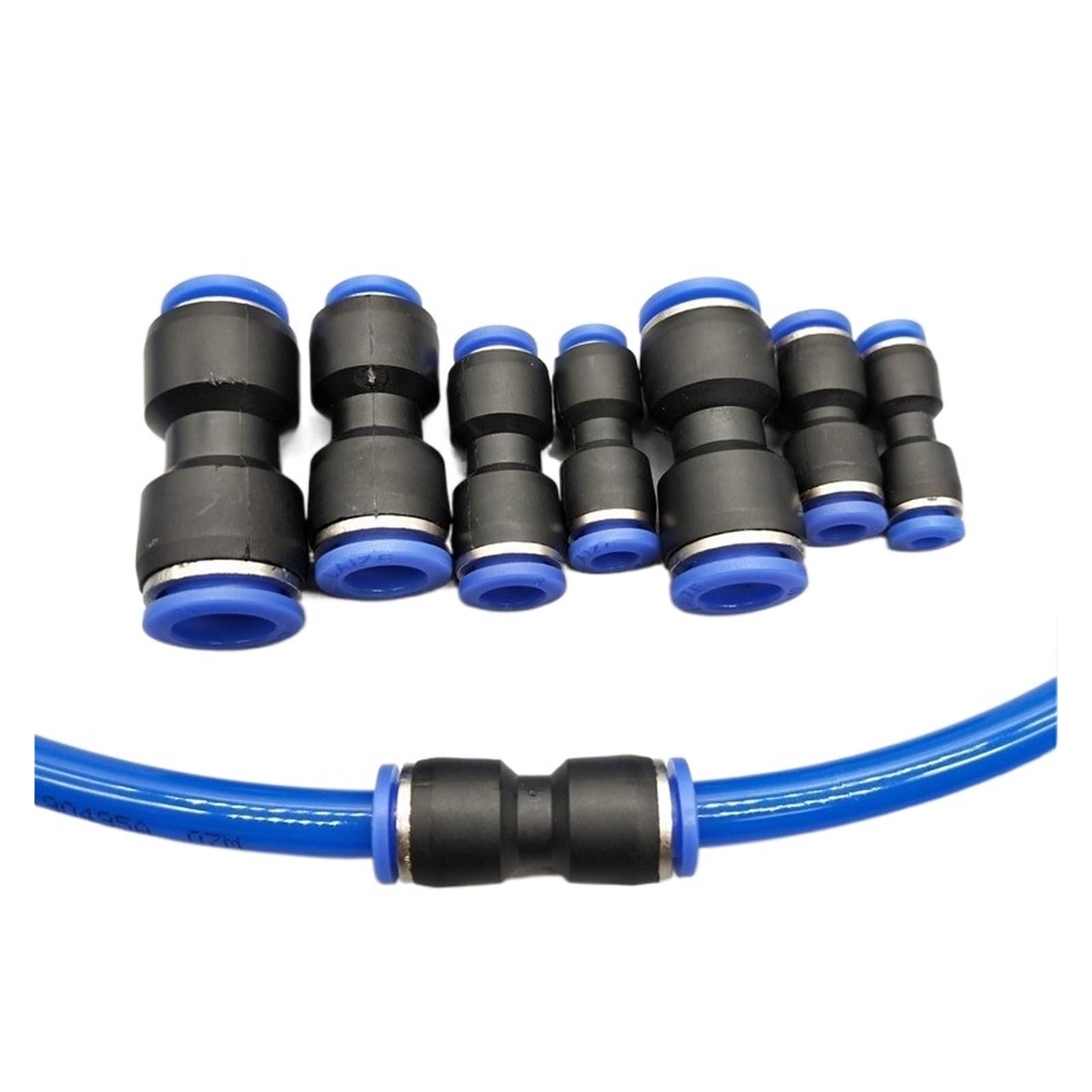 Raccordi per connettori pneumatici, Spingere con un solo tocco nei raccordi del gas diritti Connettori rapidi in plastica che montano il tubo flessibile pneumatico dell'aria(10mm 8mm)