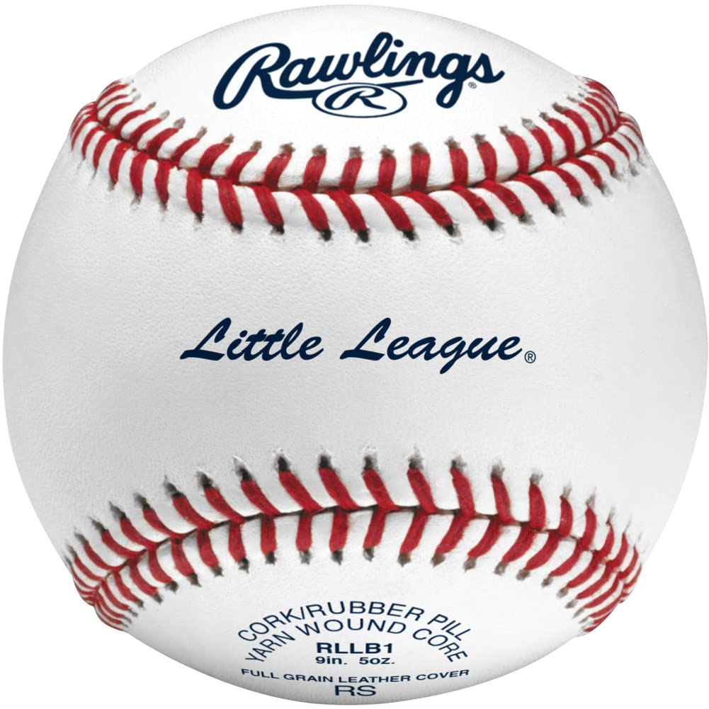 Official Little League Standard-Size Youth Baseball | Durable Leather, Cork Core