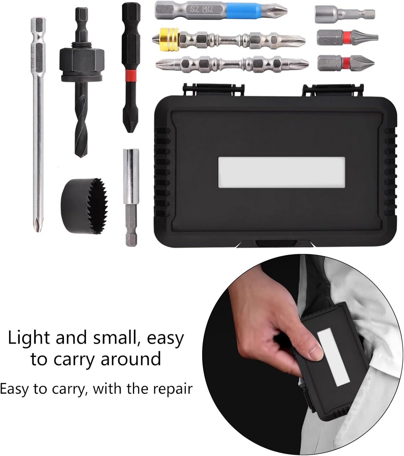 当店限定！全品ポイント3倍】 電動ドライバー ドリル ビット 9点セット 電動工具ビット ソケット スリーブ 六角 シャンク インパクト 工具  電動ドリルビット コンパクト KOGUBIT 送料無料 CM | SHOPパルワン 27 個ドライバービットセット電動ドリルドライバービット ...