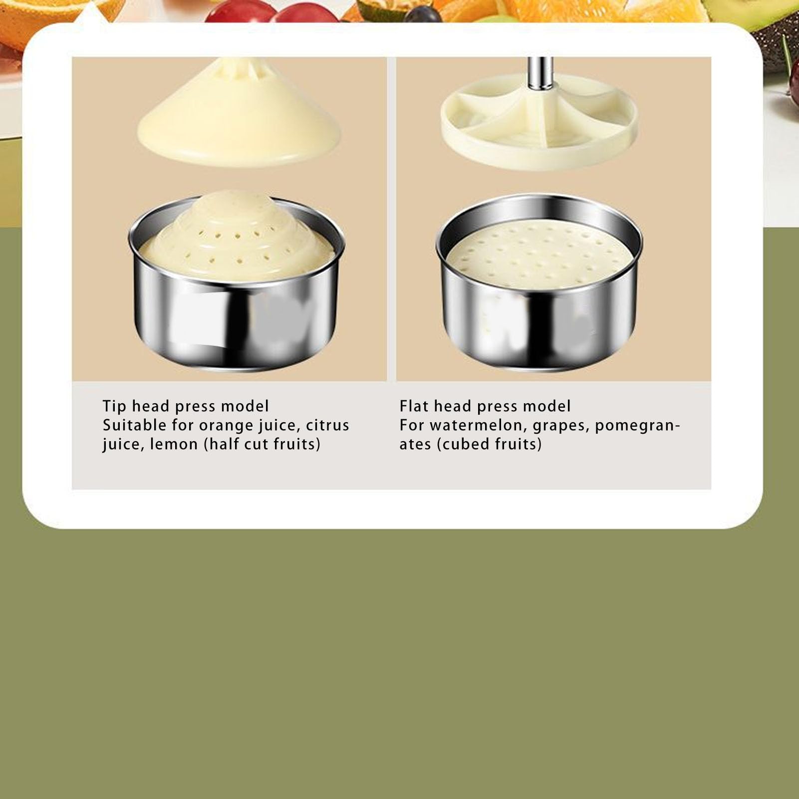 Prensa Mano Exprimidor Naranja, Prmeium de Acero Inoxidable Multifuncional Manual Exprimidor Limón con Humanizado para Uso Comercial en el Hogar Exprimiendo Naranja