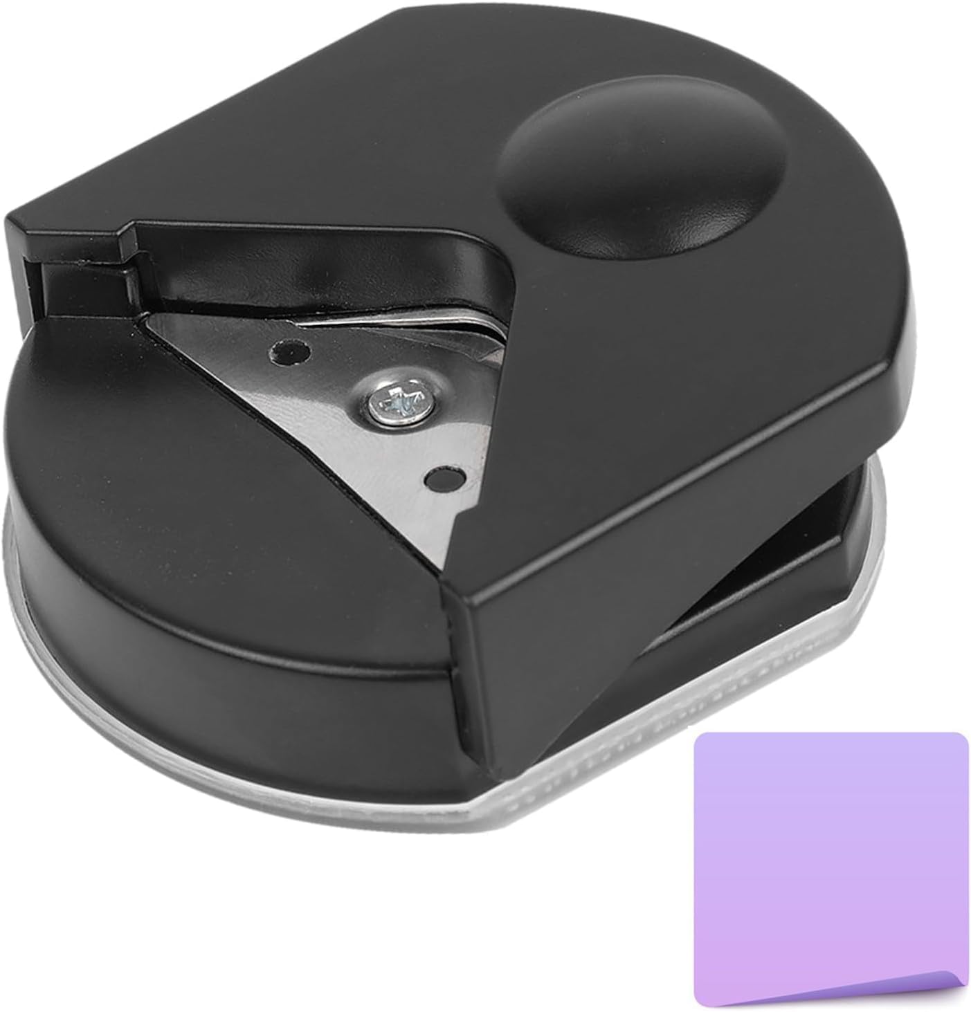 FIBOUND - Poinçonneuse D'Angle, Outil De Coupe D'angle De 4 MM, Coupe-Coin Photo Portable, Scrapbooking, Fabrication De Cartes, Noir, Vert