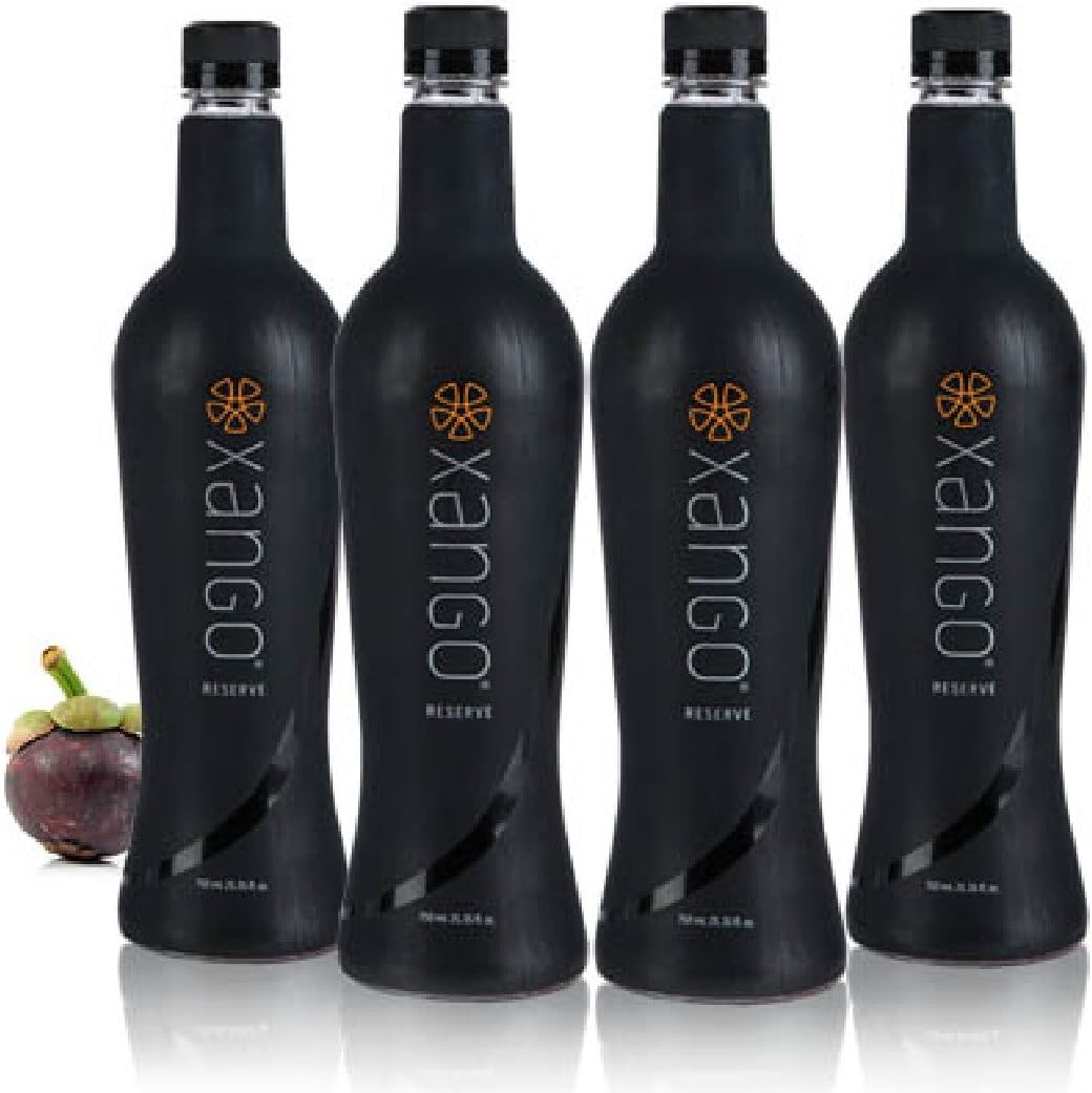 XANGO Mangosteen Juice, 750 ml, 4Count (1 case) Grocery