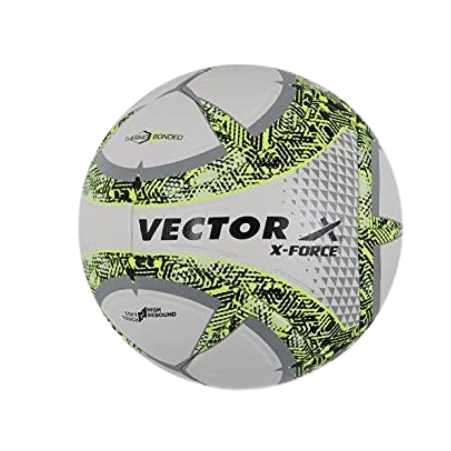 X-Force Thermobonded PU Football (Size-5) (White-Green)