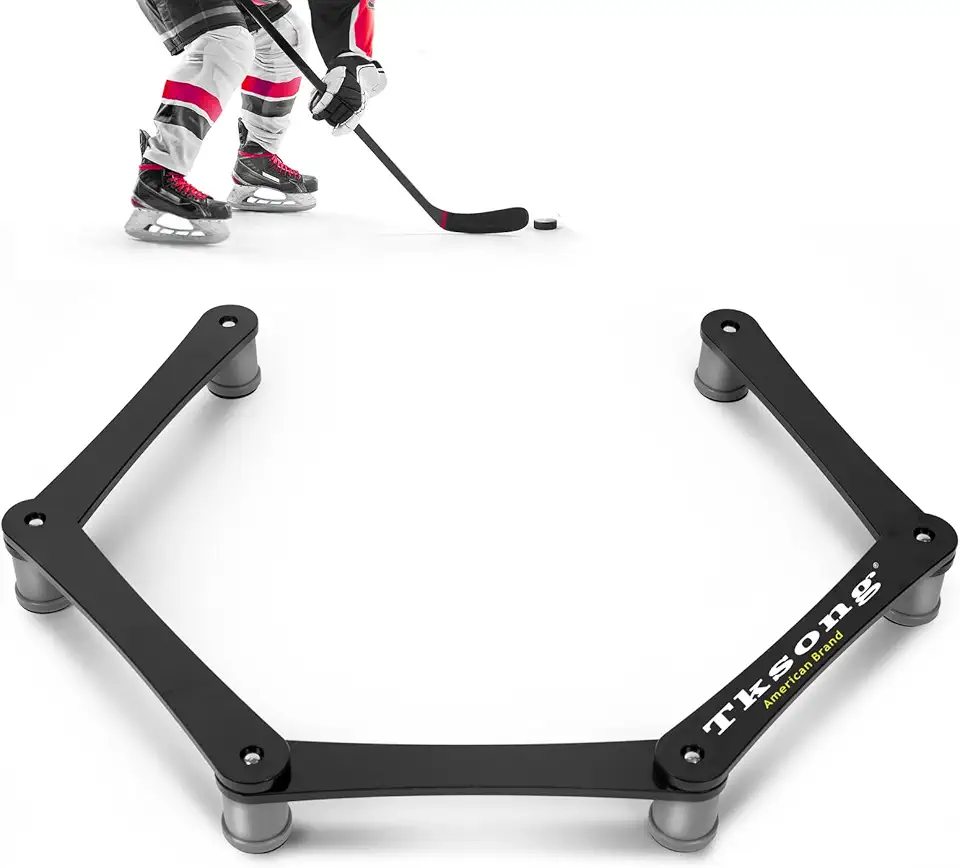 Hockey Training Equipment - Adjustable Hockey Trainer for Stick Handling &amp; Puck Control | Portable Training Aids for Kids &amp; Adults | On/Off Ice Use，5/7 Sections product image
