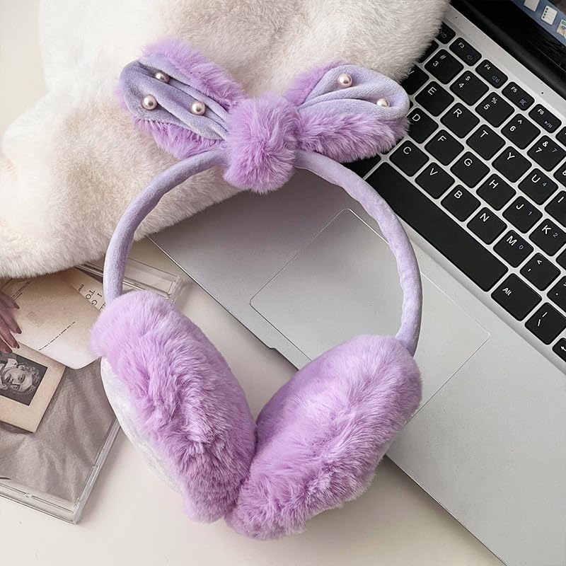 Children's Cartoon Cute Plush Warm-Keeping Earmuffs Cute Baby Winter Warm Girl Earmuffs3