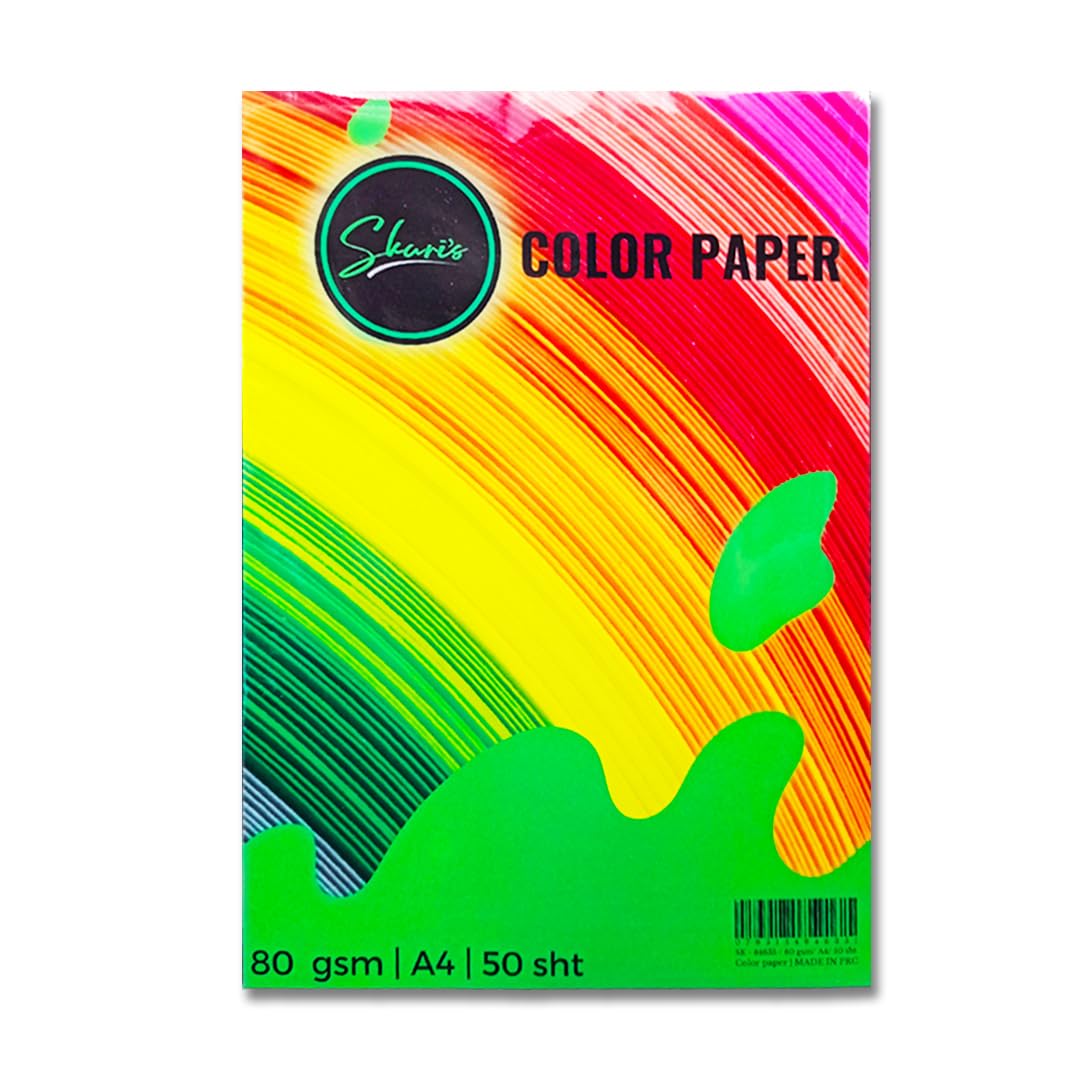 Skari's A4 Colorpaper 10 color 50 sheet 80grm