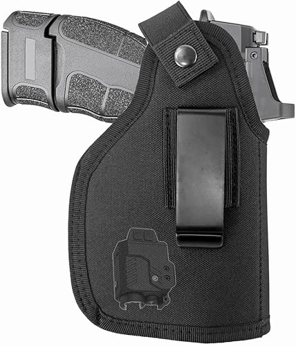 Funda de Porte Oculto se Ajusta a Pistola con Accesorio de Luz Láser Óptica Universal IWB OWB Porte Ambidiestro