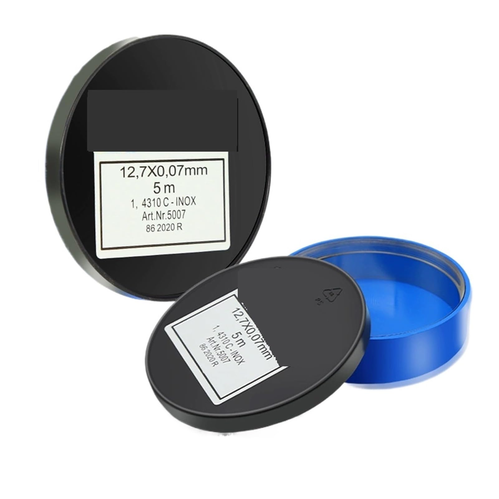 Edelstahl Feinblech Edelstahl-Spaltblech-Präzisionsdichtung 12,7 mm H+S Silikon-Fühlerlehreneinstellung 5M(T 0.5mm)