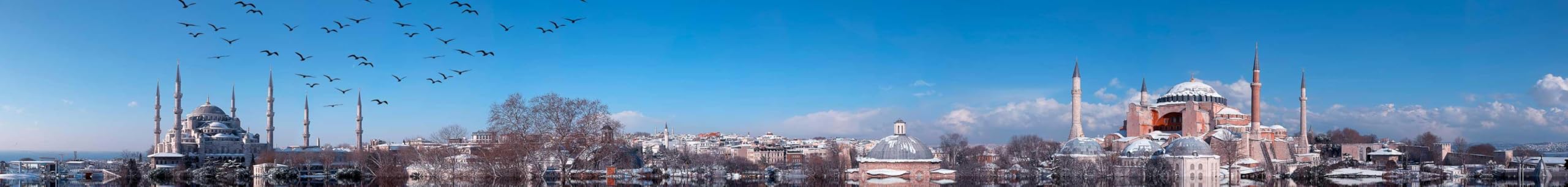 Mutfak Tezgah Arası Folyo Fayans Kaplama Folyosu istanbul Panorama 60x500 CM